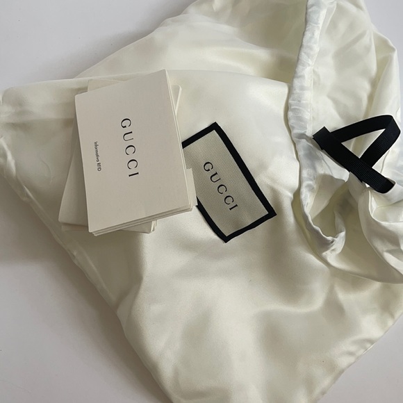 Ophidia mini leather printed coated canvas bag - Picture 7 of 7